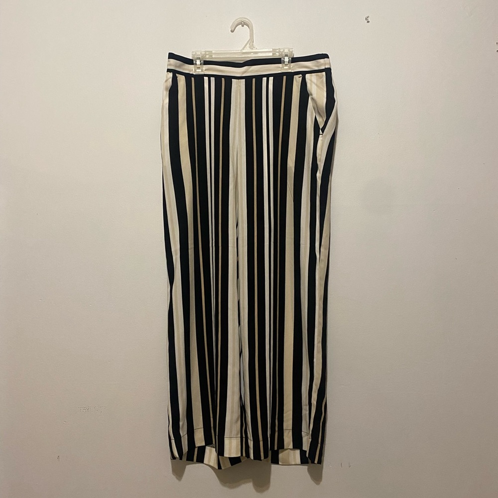 LOFT Wide Leg Crop Pants